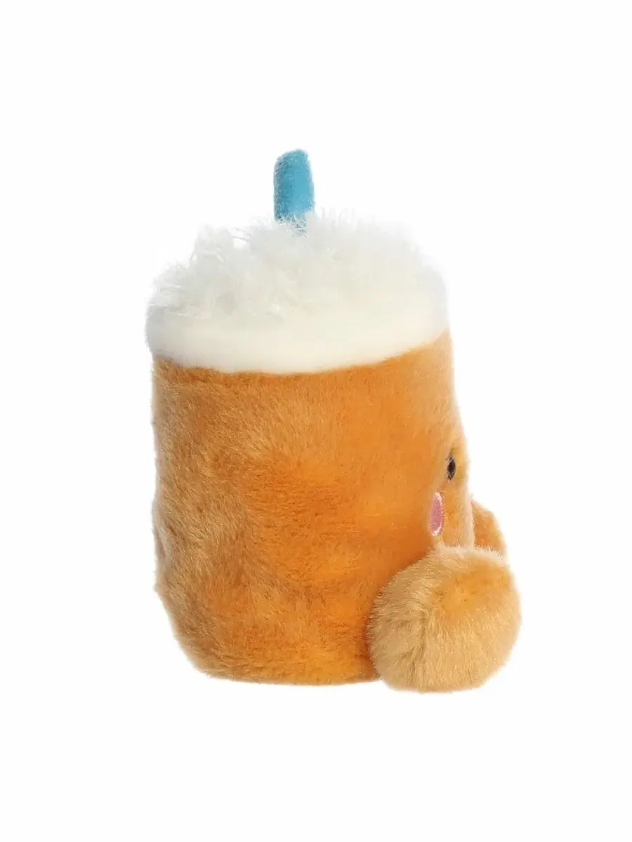 Миниатюрная плюшевая игрушка Эшли "Iced Coffee Palm Pals" коричневого цвета, 12,7 см Aurora — изображение 4 из 6, коричневый