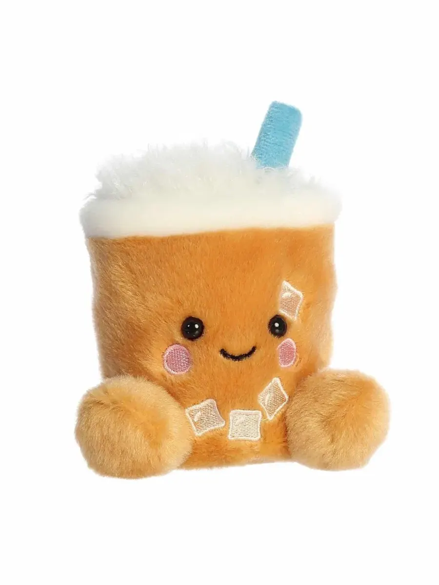 Миниатюрная плюшевая игрушка Эшли "Iced Coffee Palm Pals" коричневого цвета, 12,7 см Aurora — изображение 5 из 6, коричневый