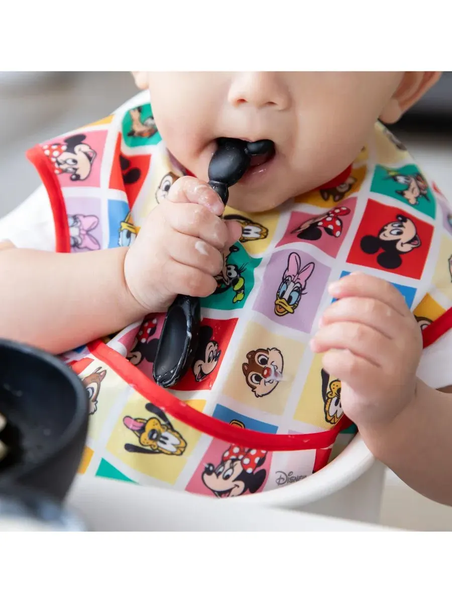Набор из восьми детских нагрудников Superbib Baby Superbib (3 предмета) Disney Mickey & Friends — изображение 4 из 5, синий