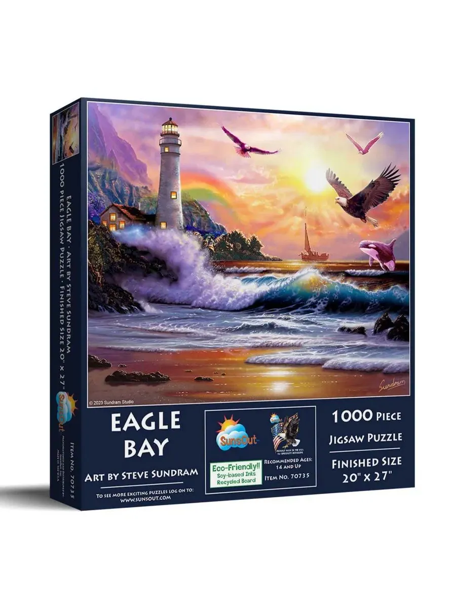 Пазл Eagle Bay из 1000 деталей для взрослых Sunsout