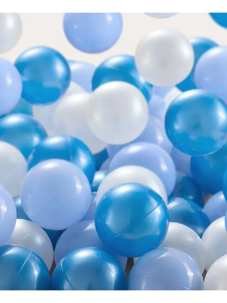 Набор синих шариков Blue Ocean Balls, 200 штук - идеально подходит для игровых туннелей, раскладных — мульти