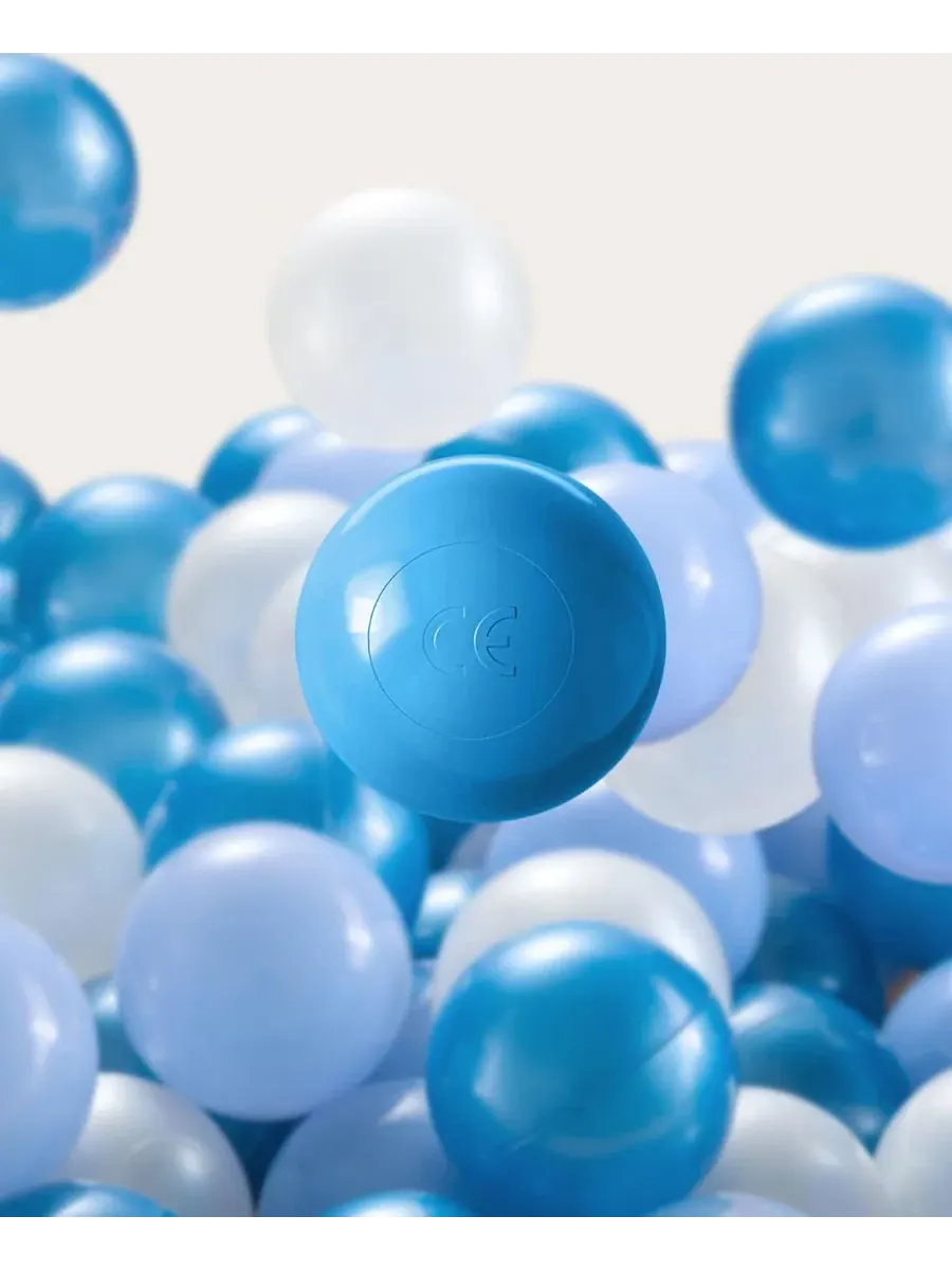 Набор синих шариков Blue Ocean Balls, 200 штук - идеально подходит для игровых туннелей, раскладных — изображение 4 из 8