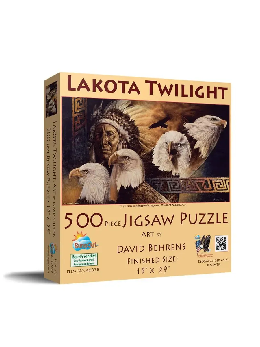 Пазл Lakota Twilight из 500 деталей для взрослых Sunsout