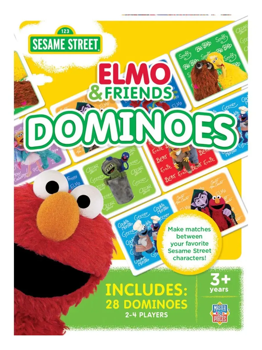 Домино с картинками Elmo & Friends MasterPieces Puzzles