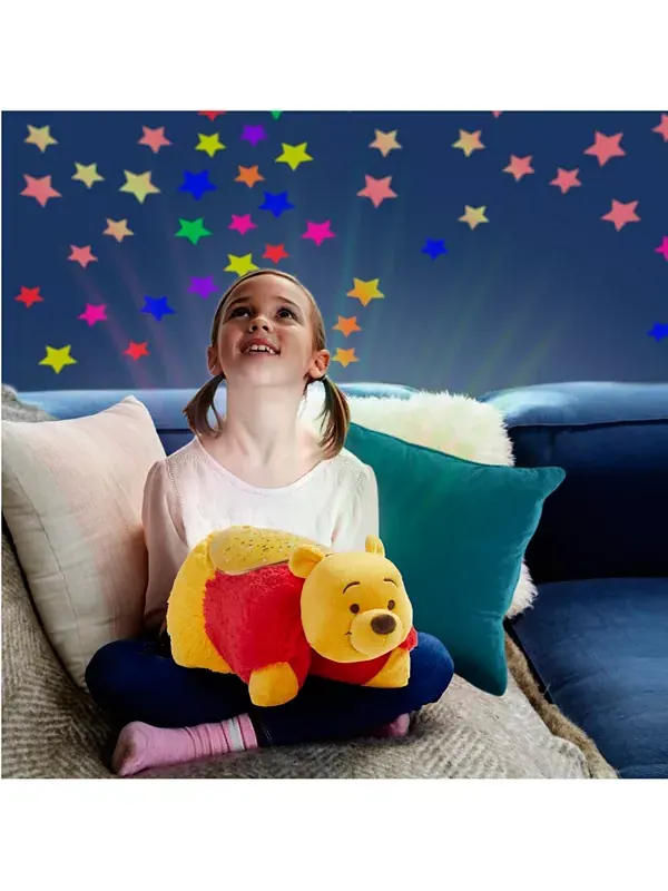 Мягкая игрушка-ночник с Винни-Пухом от Disney Sleeptime Lite Pillow Pets — изображение 4 из 4, желтый
