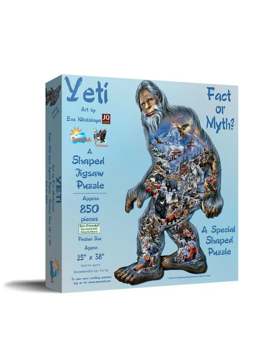 Пазл Special Shape Yeti 850 деталей SunsOut