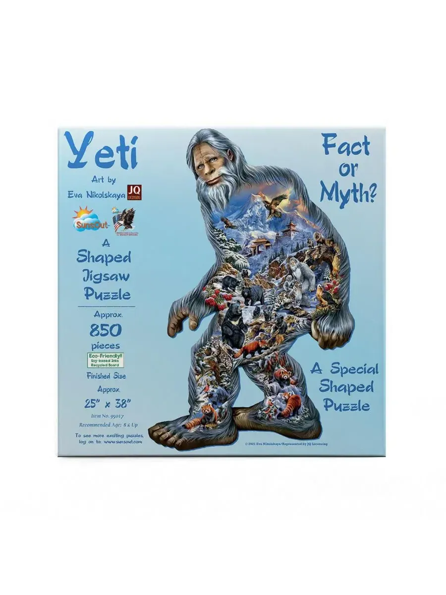Пазл Special Shape Yeti 850 деталей SunsOut — изображение 3 из 5, нет цвета