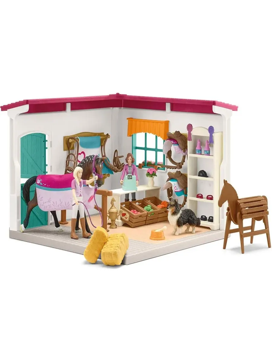 Игровой набор «Конный клуб, магазин лошадей» Schleich
