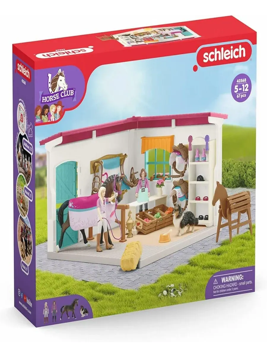 Игровой набор «Конный клуб, магазин лошадей» Schleich — изображение 2 из 8, мульти