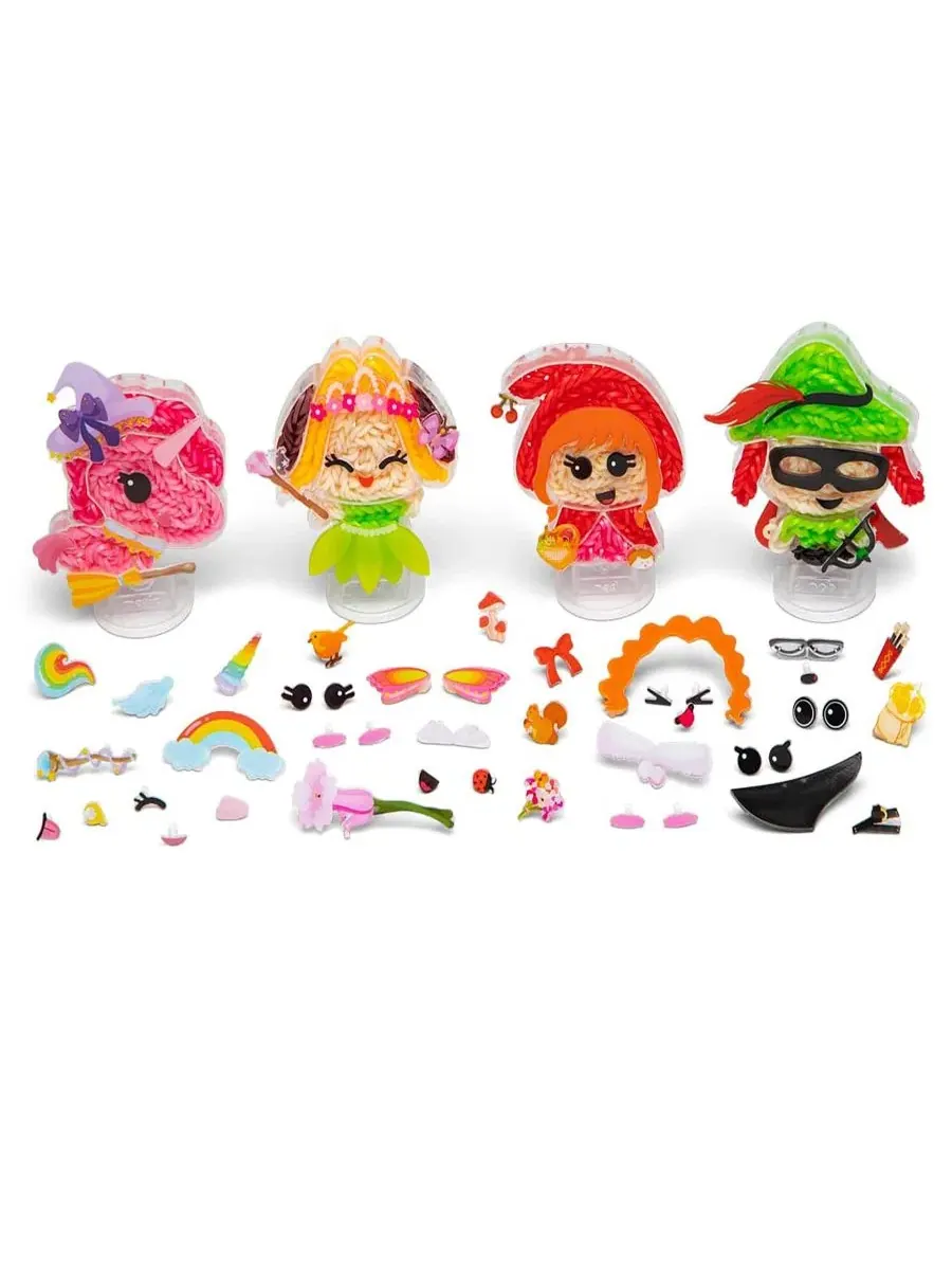 Набор резинок для фигурок Loomies Fairy Tale Figurines Rainbow Loom — изображение 3 из 6, мульти