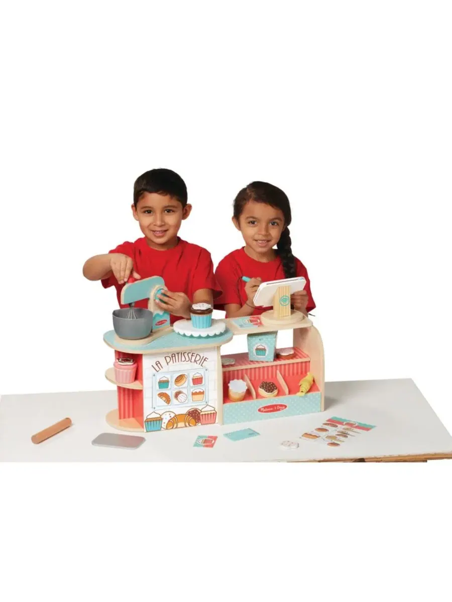 Деревянный набор «Кондитерская La Patisserie», 39 предметов Melissa And Doug — изображение 4 из 6, мульти