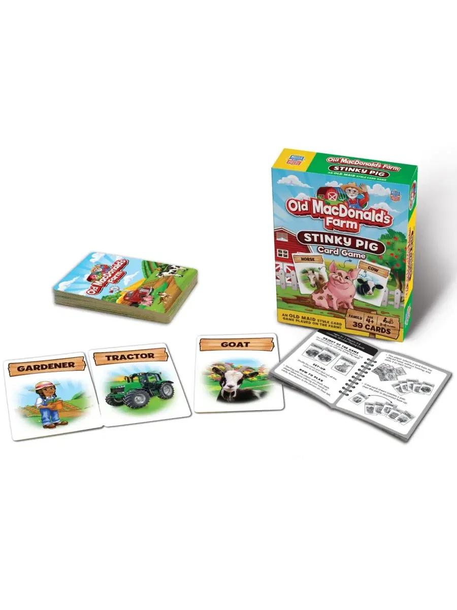 Настольная карточная игра Stinky Pig Card Game MasterPieces Puzzles — изображение 3 из 3, мульти