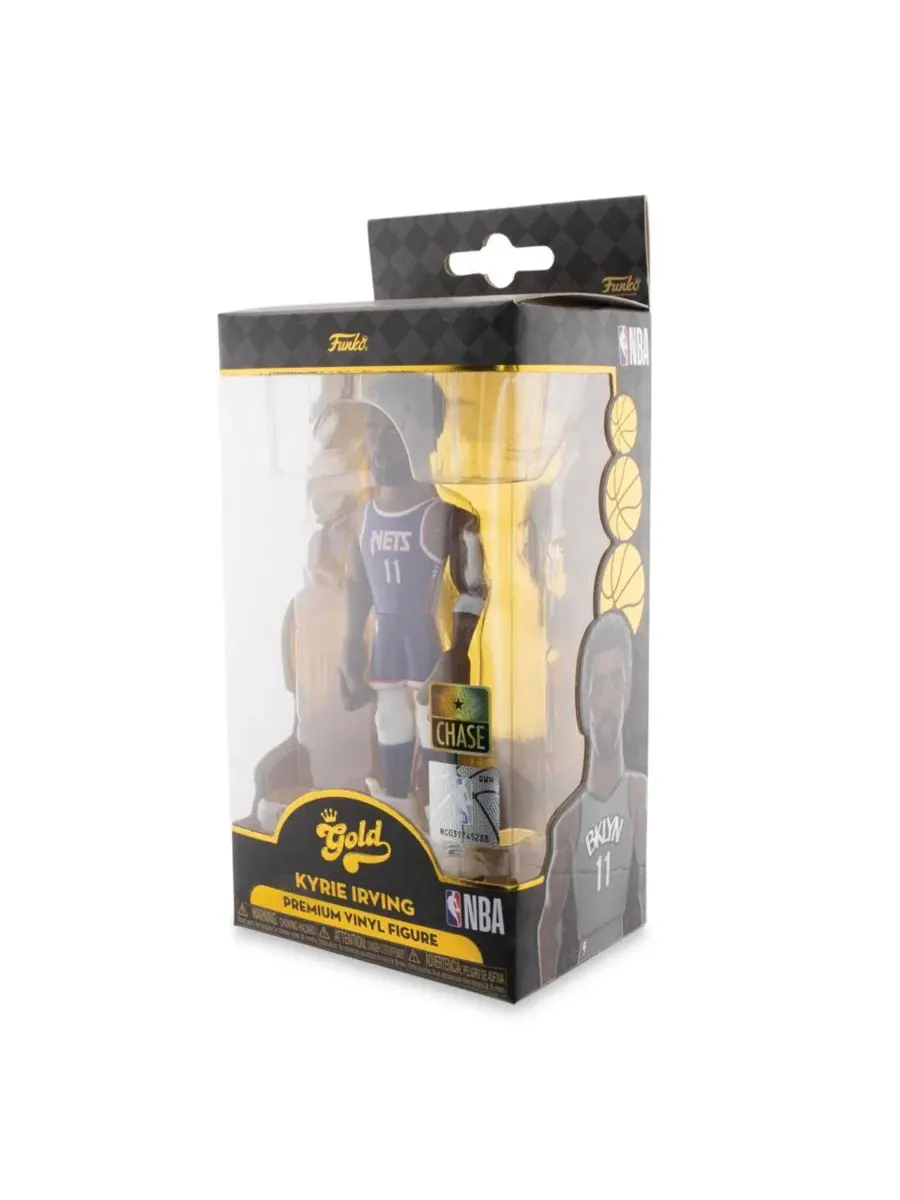 Виниловая фигурка «Бруклин Нетс» NBA, золотая, 13 см, Кайри Ирвинг CHASE Funko — изображение 2 из 6, нет цвета