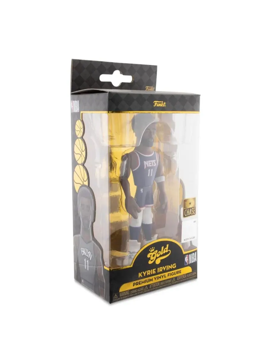 Виниловая фигурка «Бруклин Нетс» NBA, золотая, 13 см, Кайри Ирвинг CHASE Funko — изображение 3 из 6, нет цвета