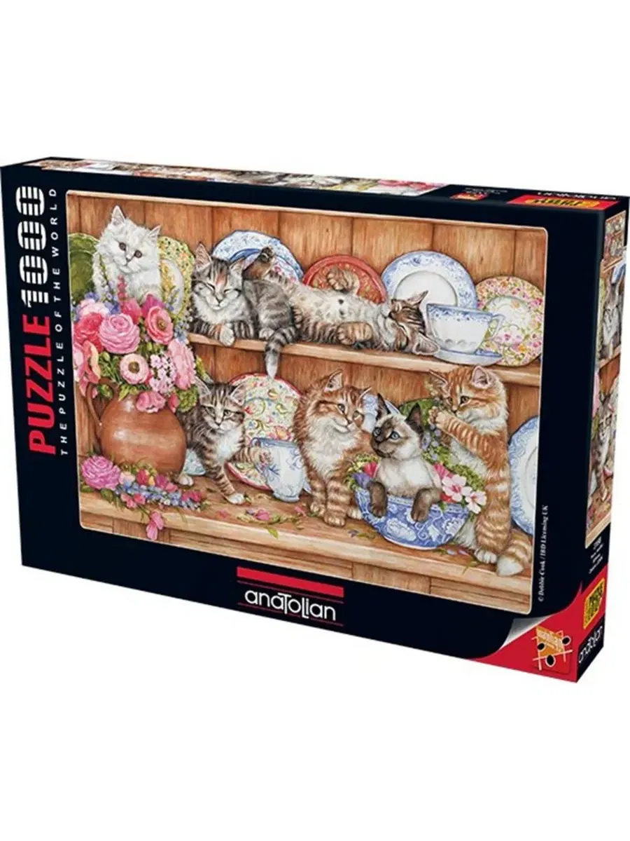 Пазл «Котята» из 1000 деталей для взрослых Anatolian — изображение 3 из 7, нет цвета