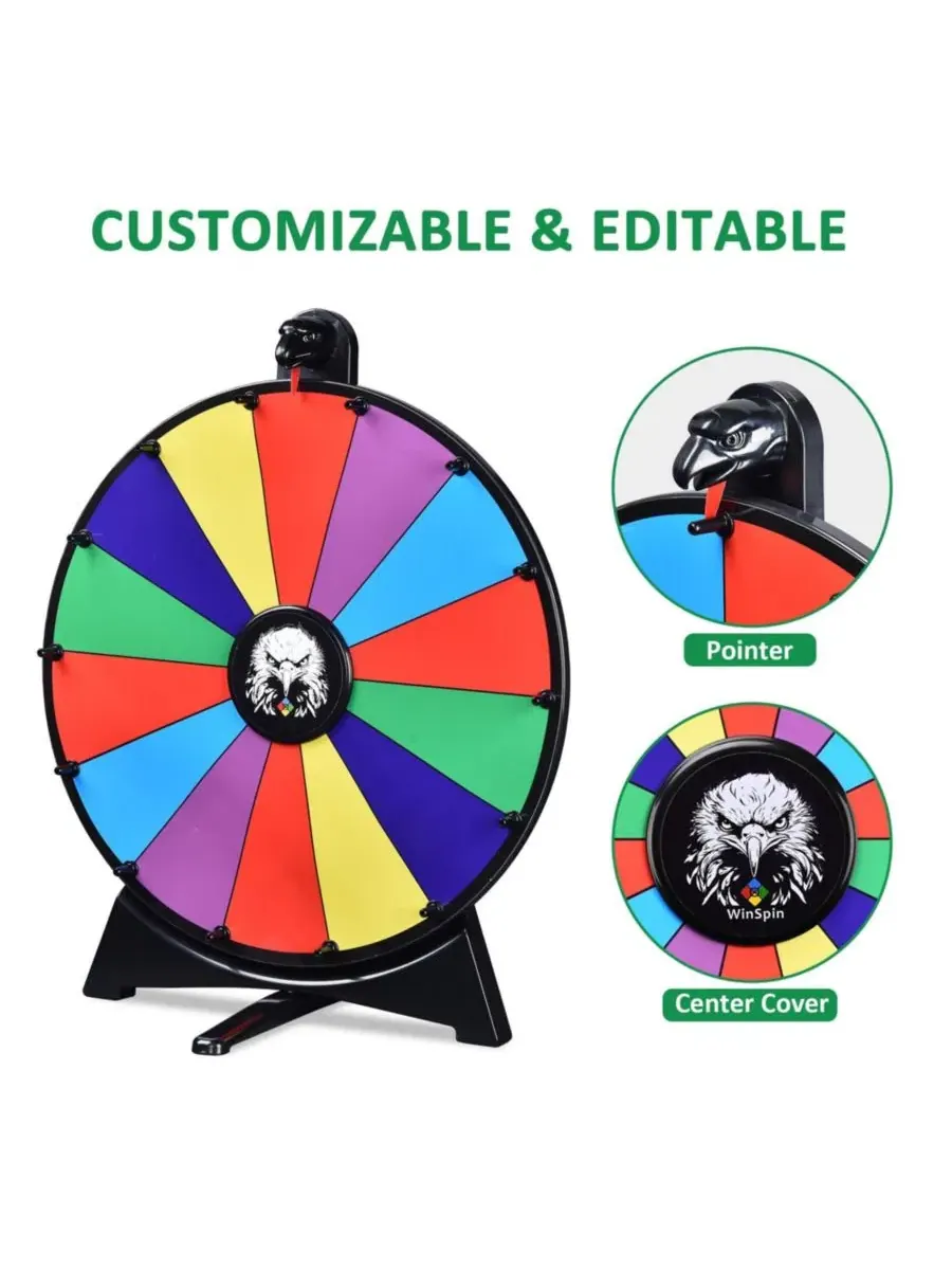 Игровой набор с доской для призов и колесом фортуны с LED-подсветкой, модель Prize Drop WinSpin — изображение 7 из 9