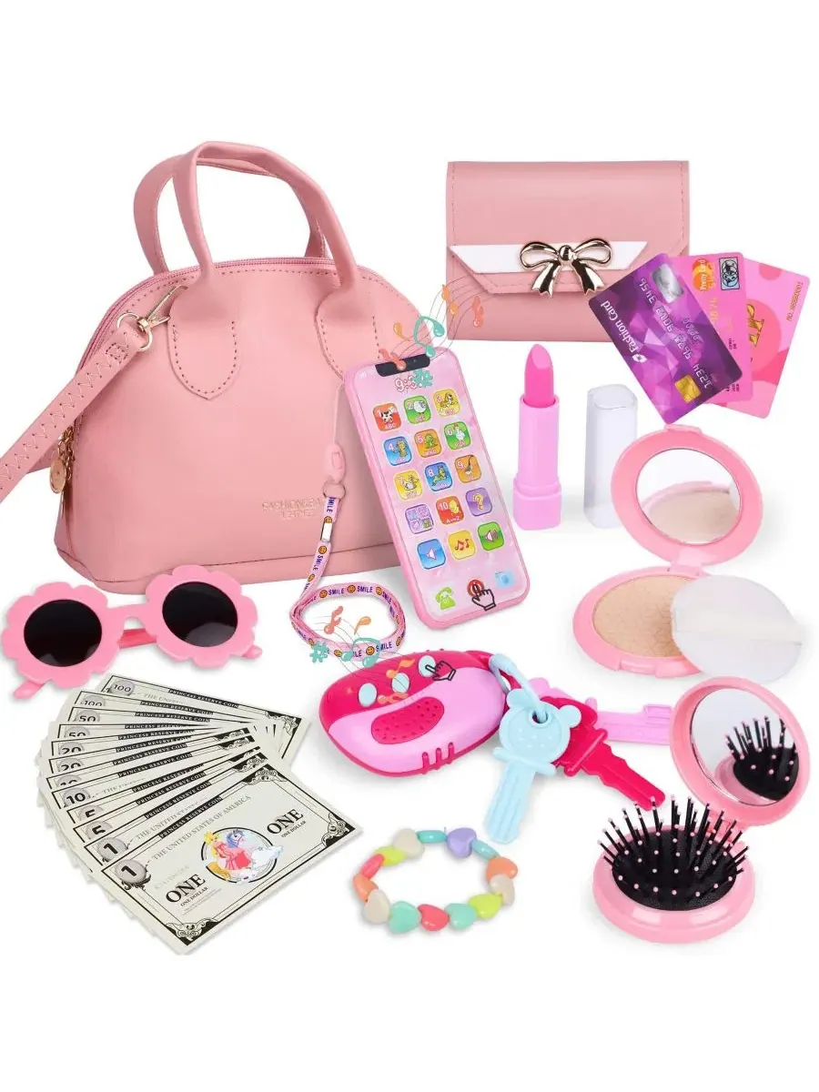 Игровой набор Princess Purse с сумочкой и аксессуарами, 25 предметов GNUADZ