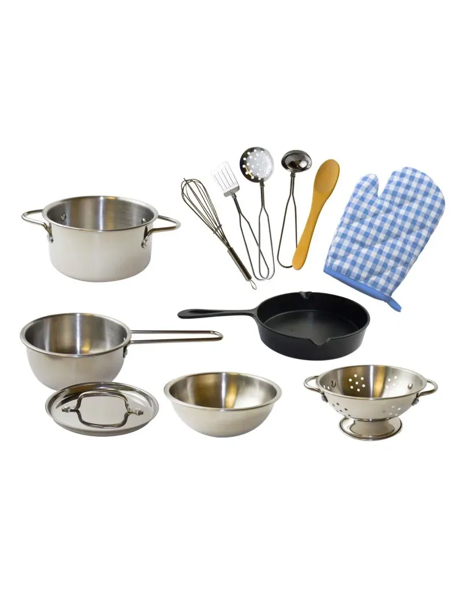 Набор кастрюль и сковород Deluxe Pots Pans, 12 предметов Salus Brands — мульти