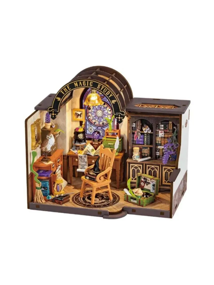 3D-пазл из дерева «Magic Study» 267 деталей Flash Popup