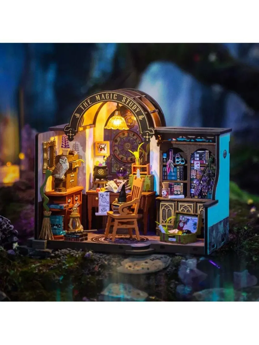 3D-пазл из дерева «Magic Study» 267 деталей Flash Popup — изображение 2 из 5, нет цвета
