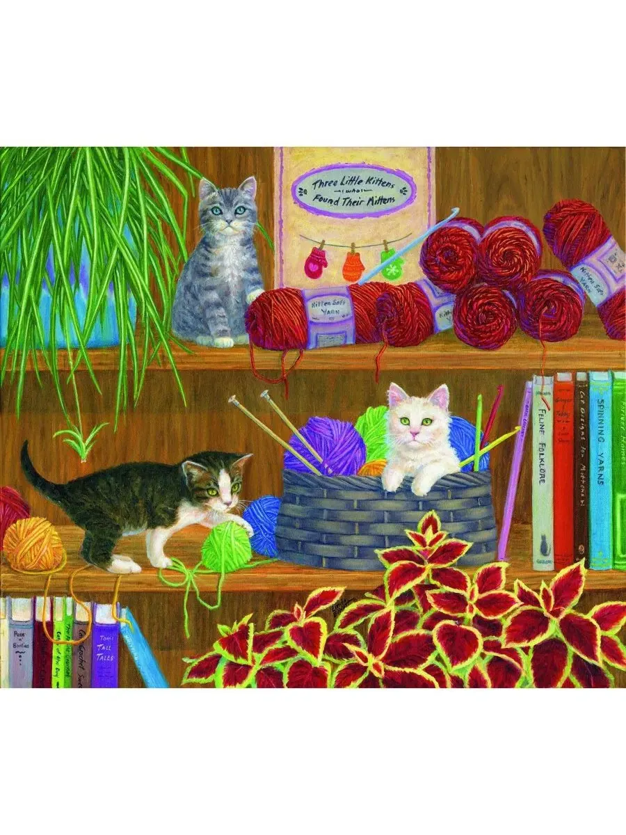 Пазл 550 деталей «Mittens» SunsOut — изображение 3 из 5, нет цвета