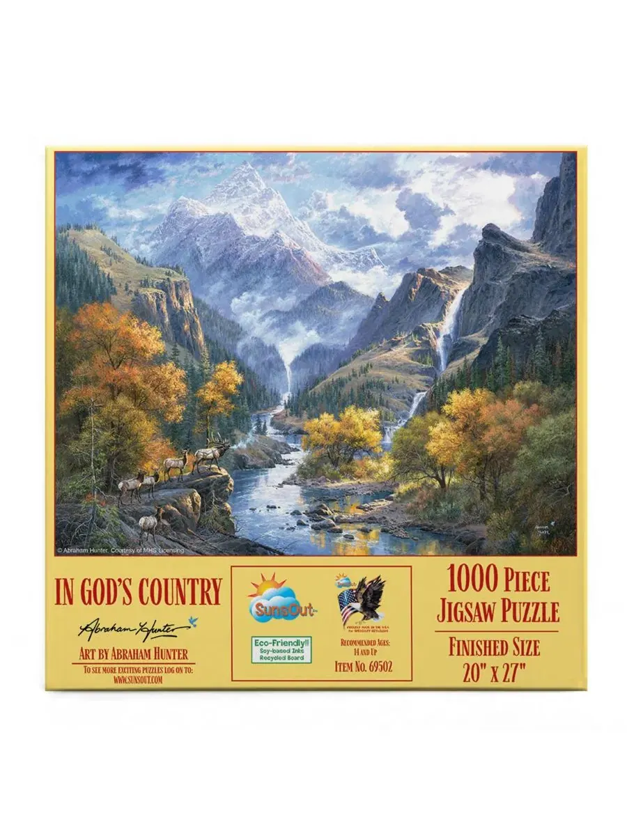Пазл 1000 деталей In Gods Country SunsOut, 51x69 см — изображение 2 из 6, нет цвета