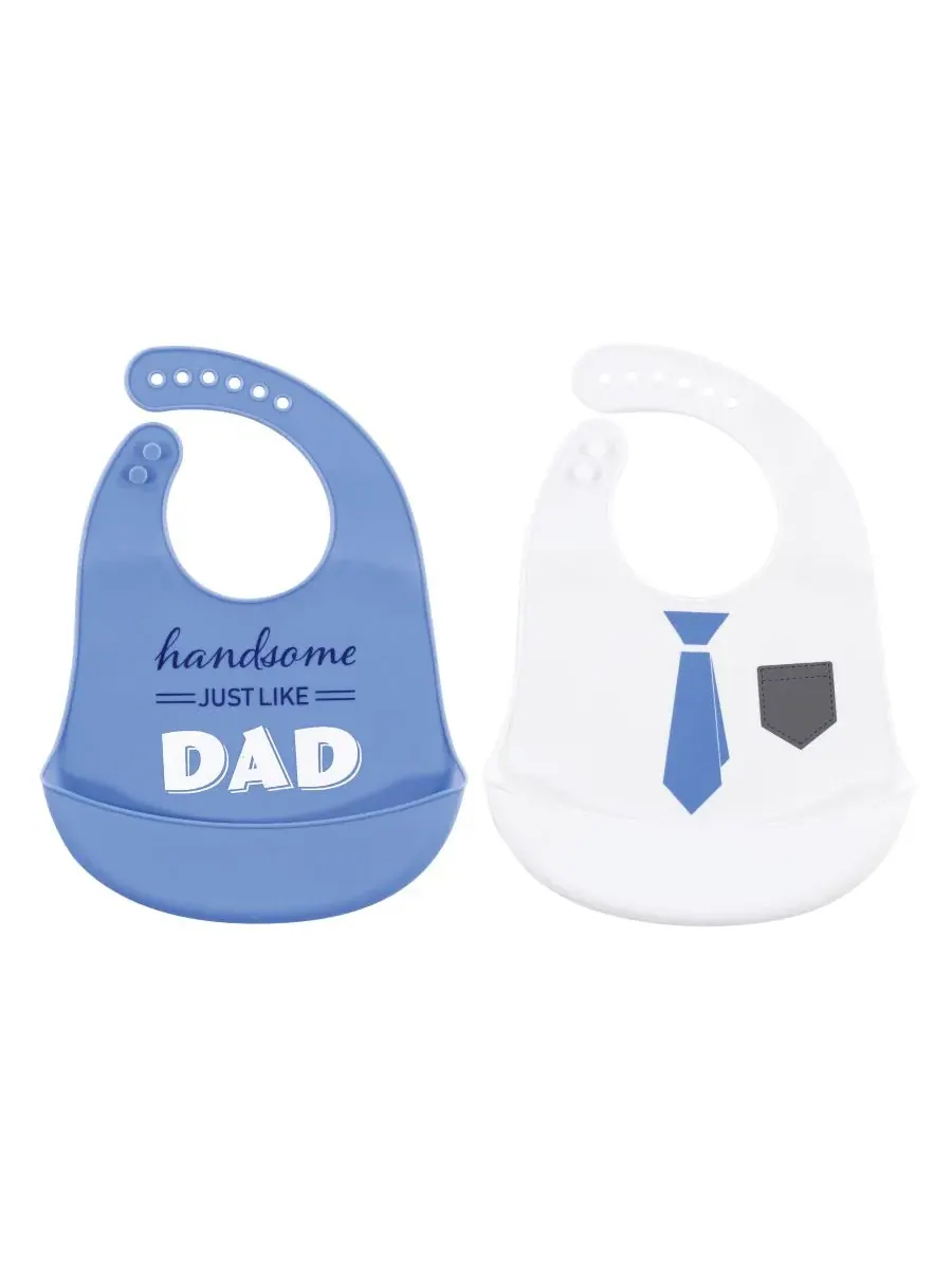 Удобные силиконовые слюнявчики для кормления Hudson Baby, Assorted Pre-Pack