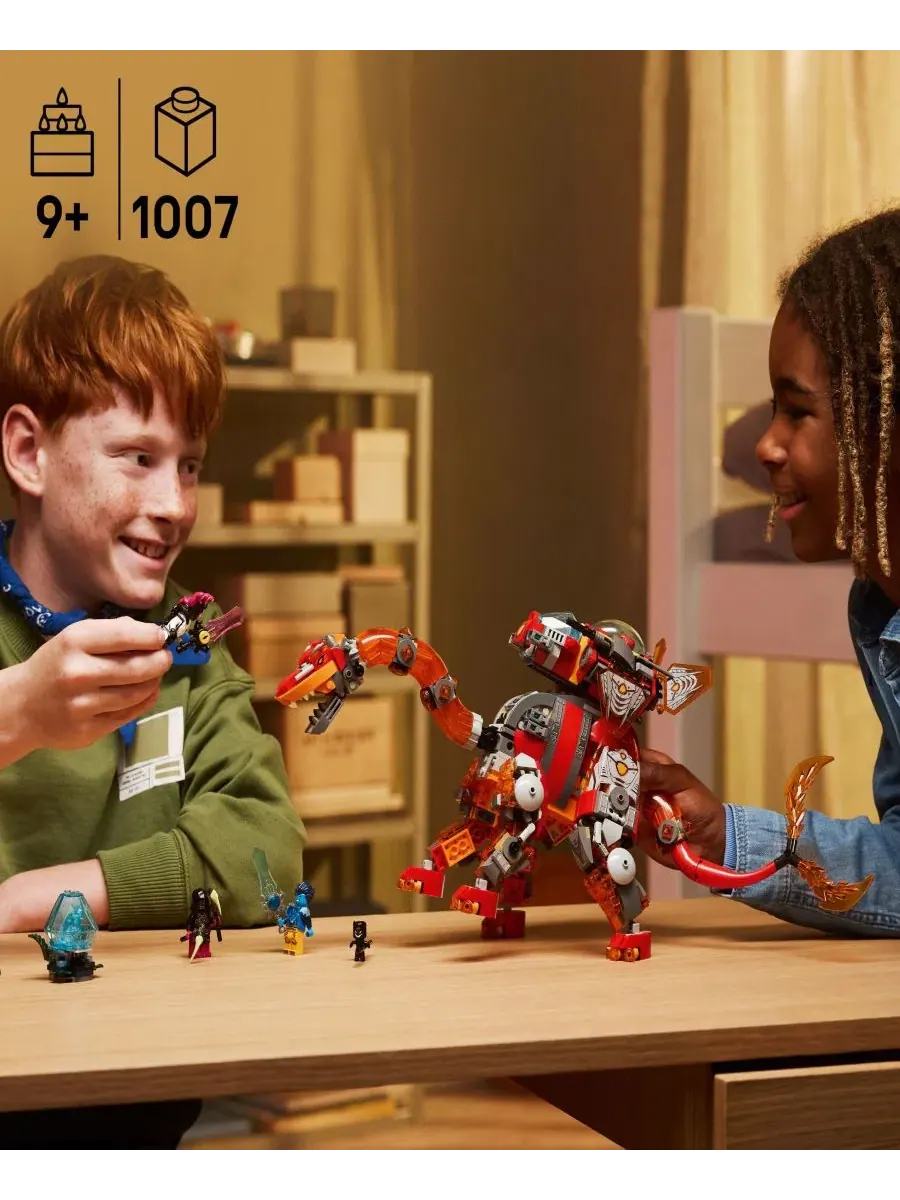 Конструктор DREAMZzz Dino Jet Dinosaur Building Toy 71514, 1007 деталей Lego — изображение 2 из 6, нет цвета