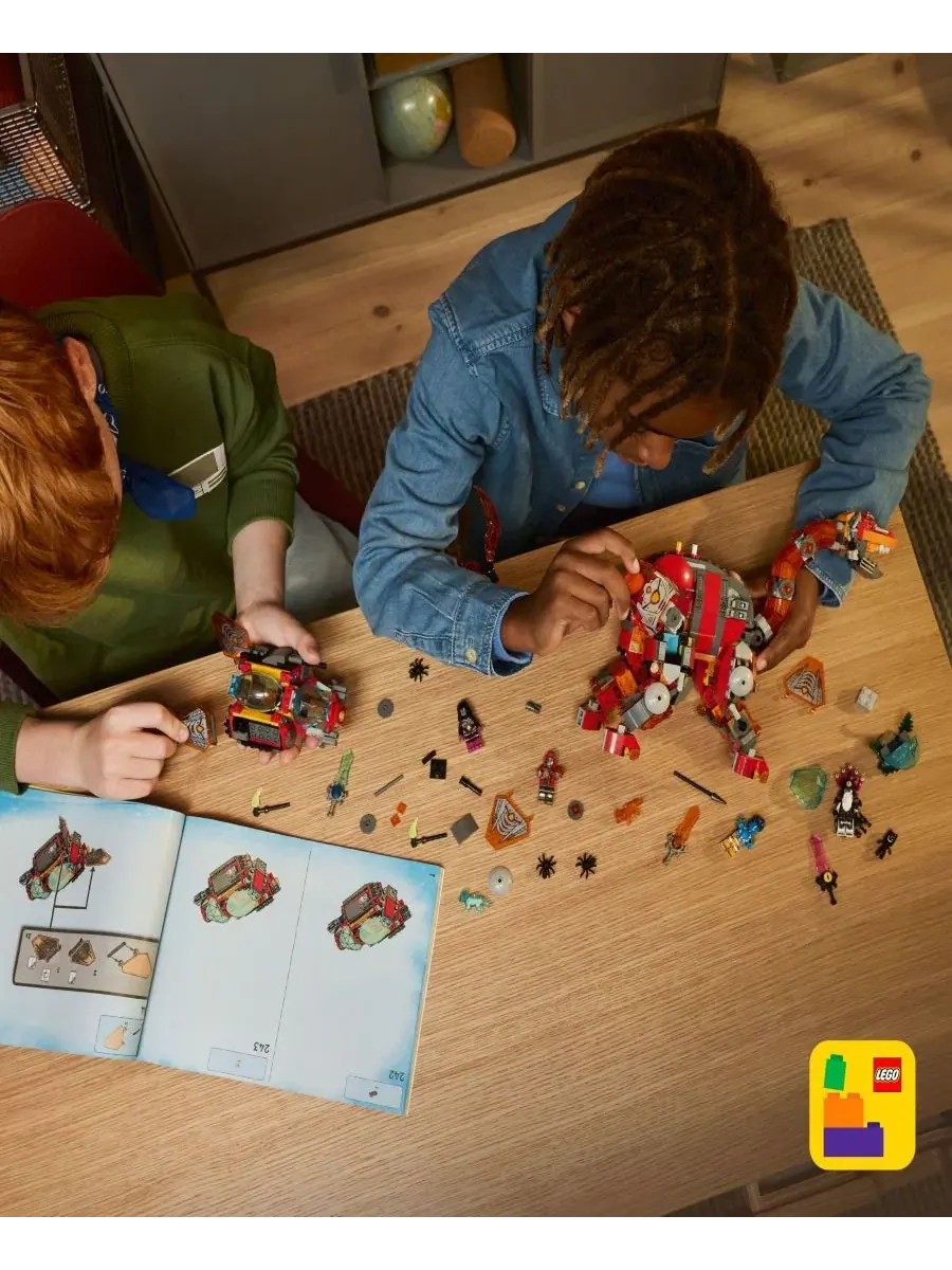 Конструктор DREAMZzz Dino Jet Dinosaur Building Toy 71514, 1007 деталей Lego — изображение 6 из 6, нет цвета