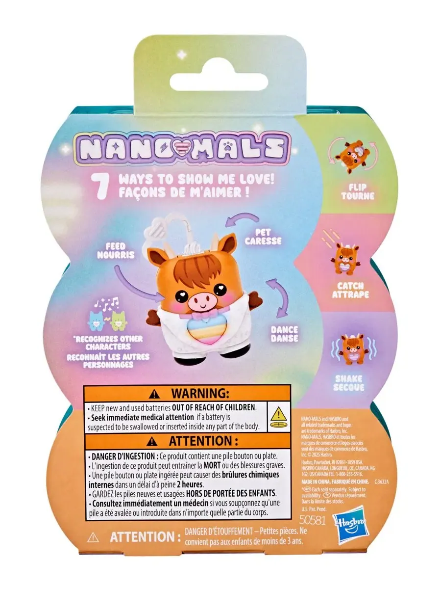 Интерактивная игрушка Nano-Mals Cowbert The Highland Cow — изображение 4 из 6, нет цвета
