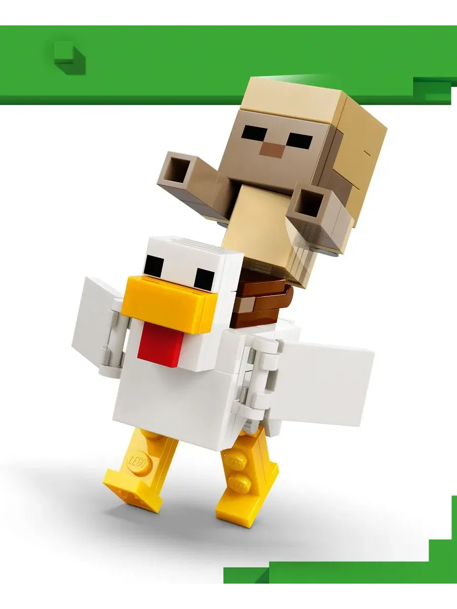 Конструктор Minecraft Chicken Jockey Desert Attack 21592 LEGO, 428 деталей — изображение 3 из 7, нет цвета