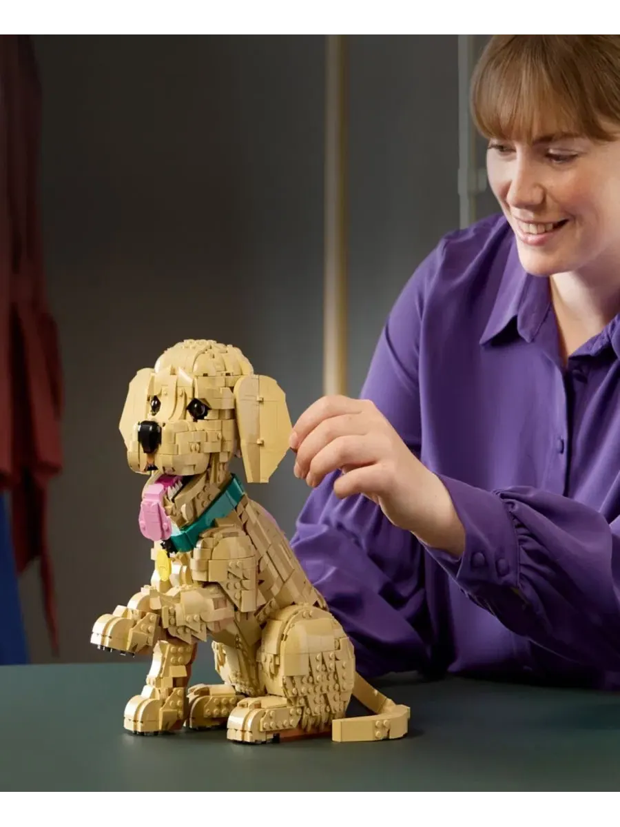 Конструктор LEGO Icons Golden Retriever Puppy, 2102 детали — изображение 7 из 7, нет цвета
