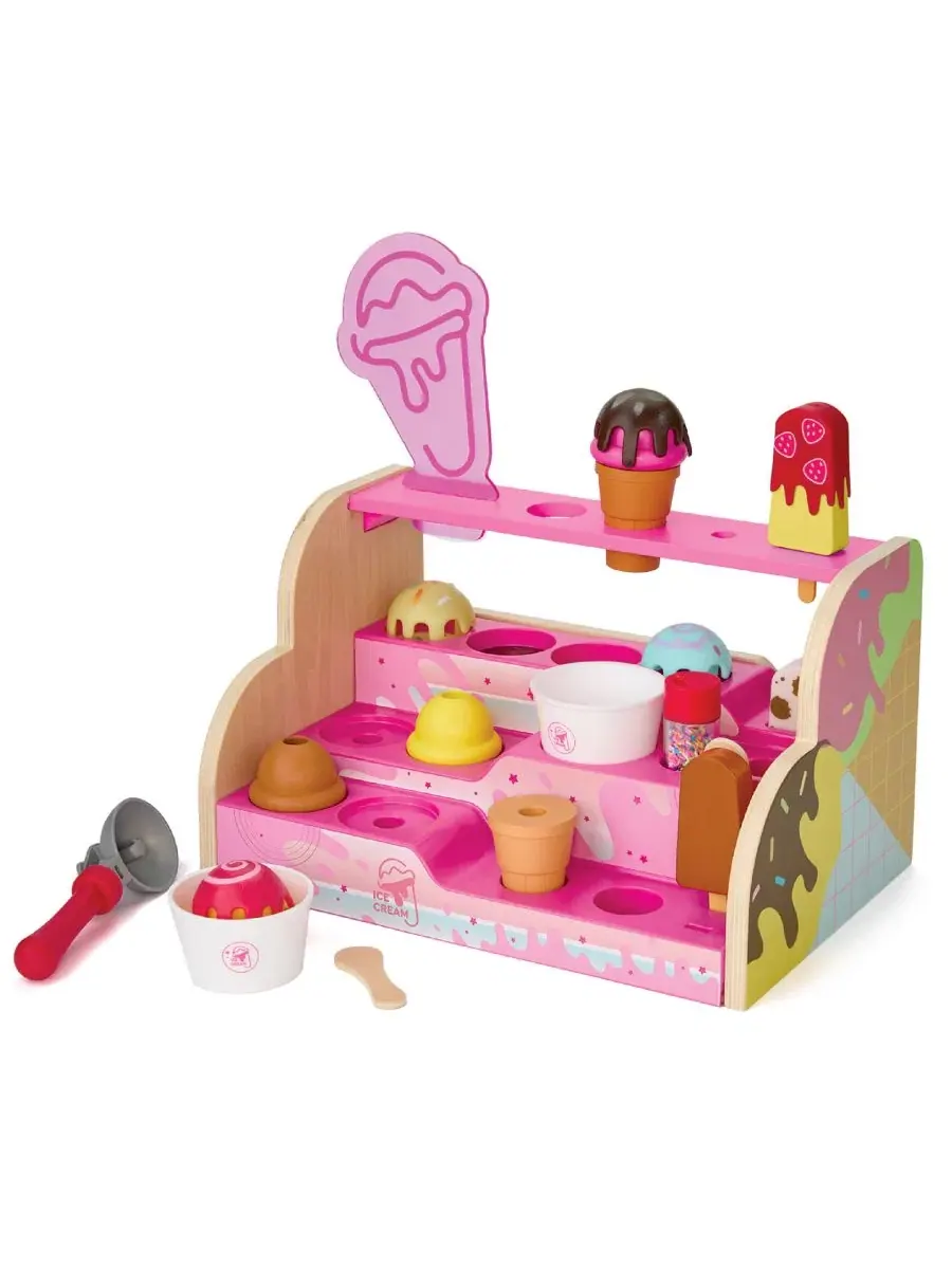 Игровой набор «Прилавок с мороженым Scoop Top» Geoffrey'S Toy Box