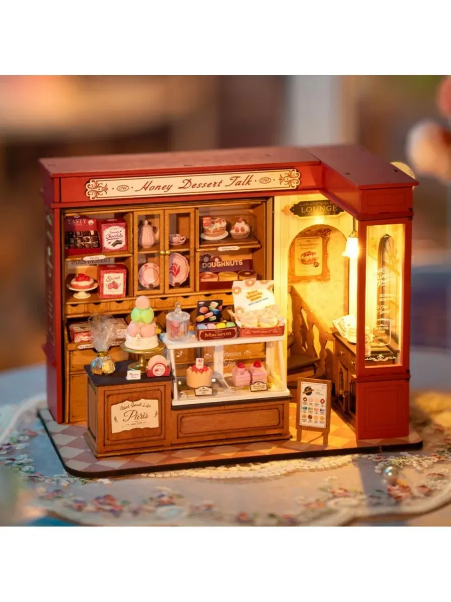 3D-пазл-музыкальная шкатулка Honey Dessert Talk Shop Robotime