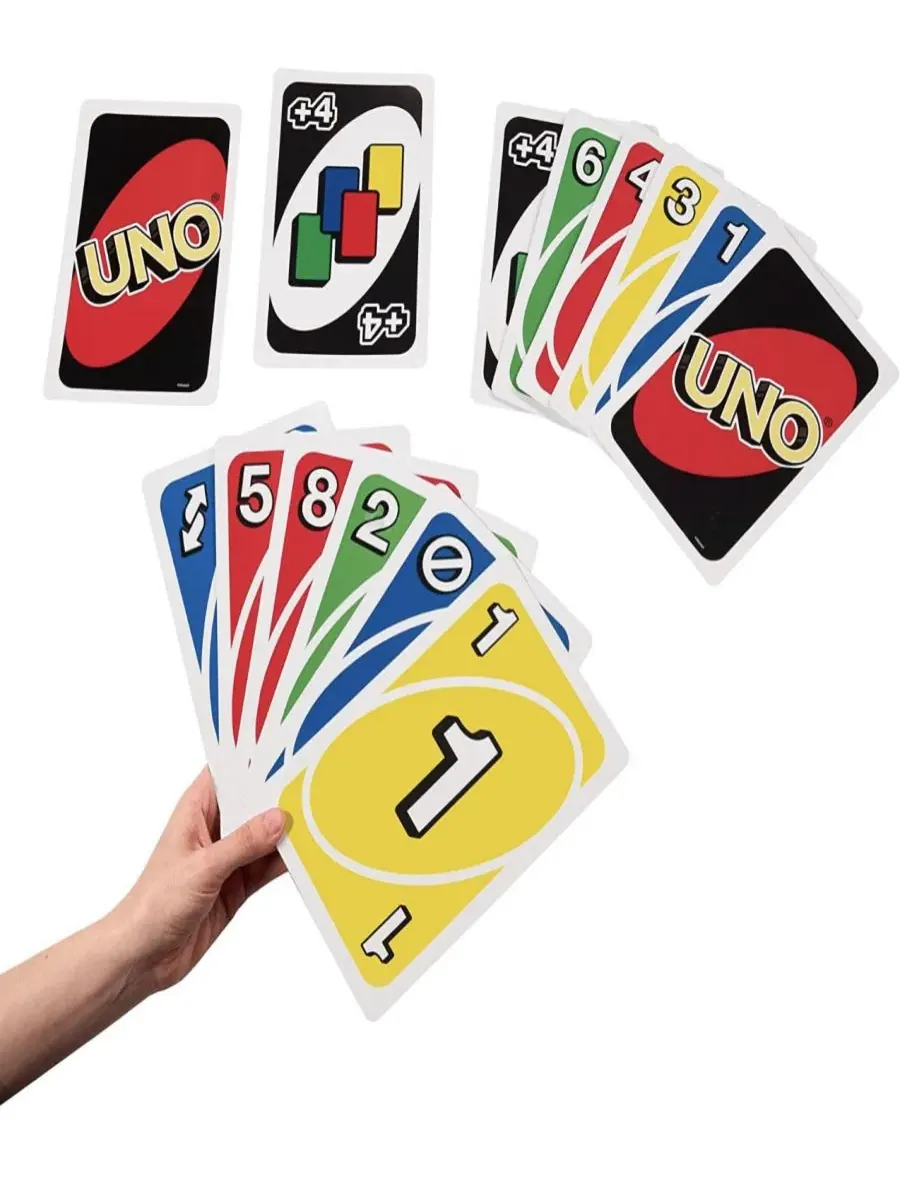Гигантская карточная игра UNO Mattel