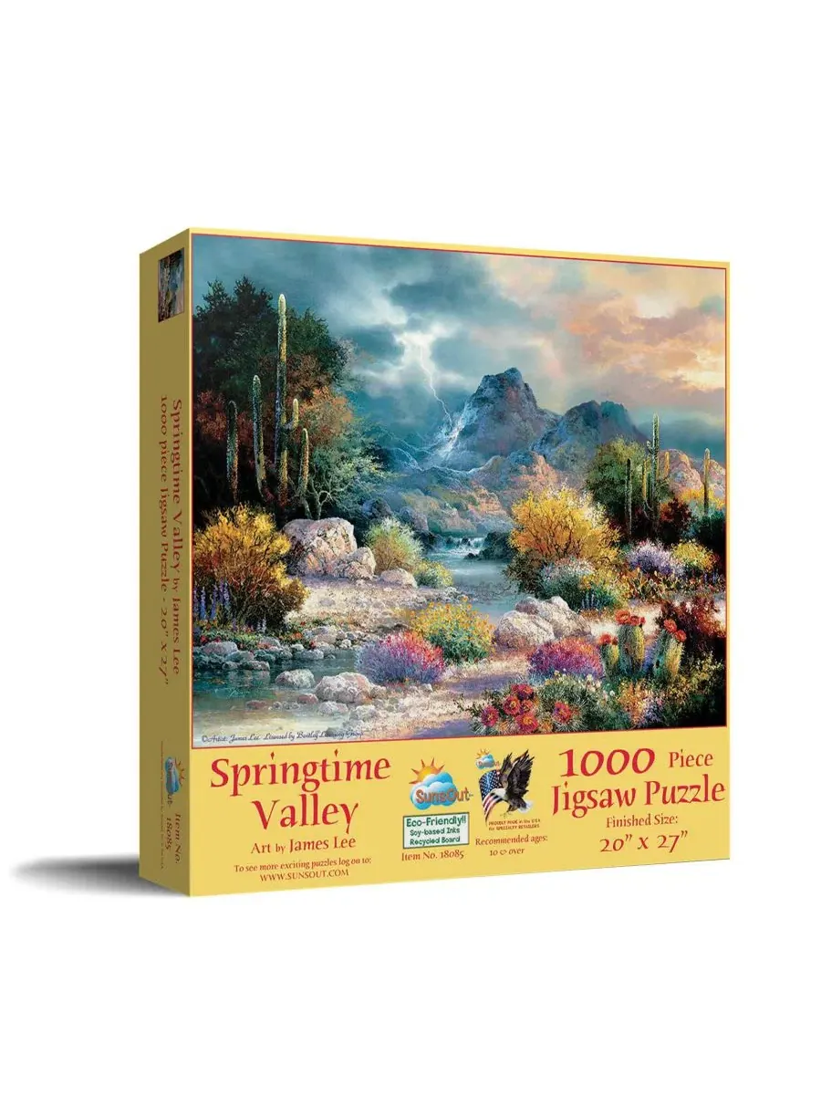 Пазл «Весенняя долина» (1000 деталей) для взрослых Sunsout