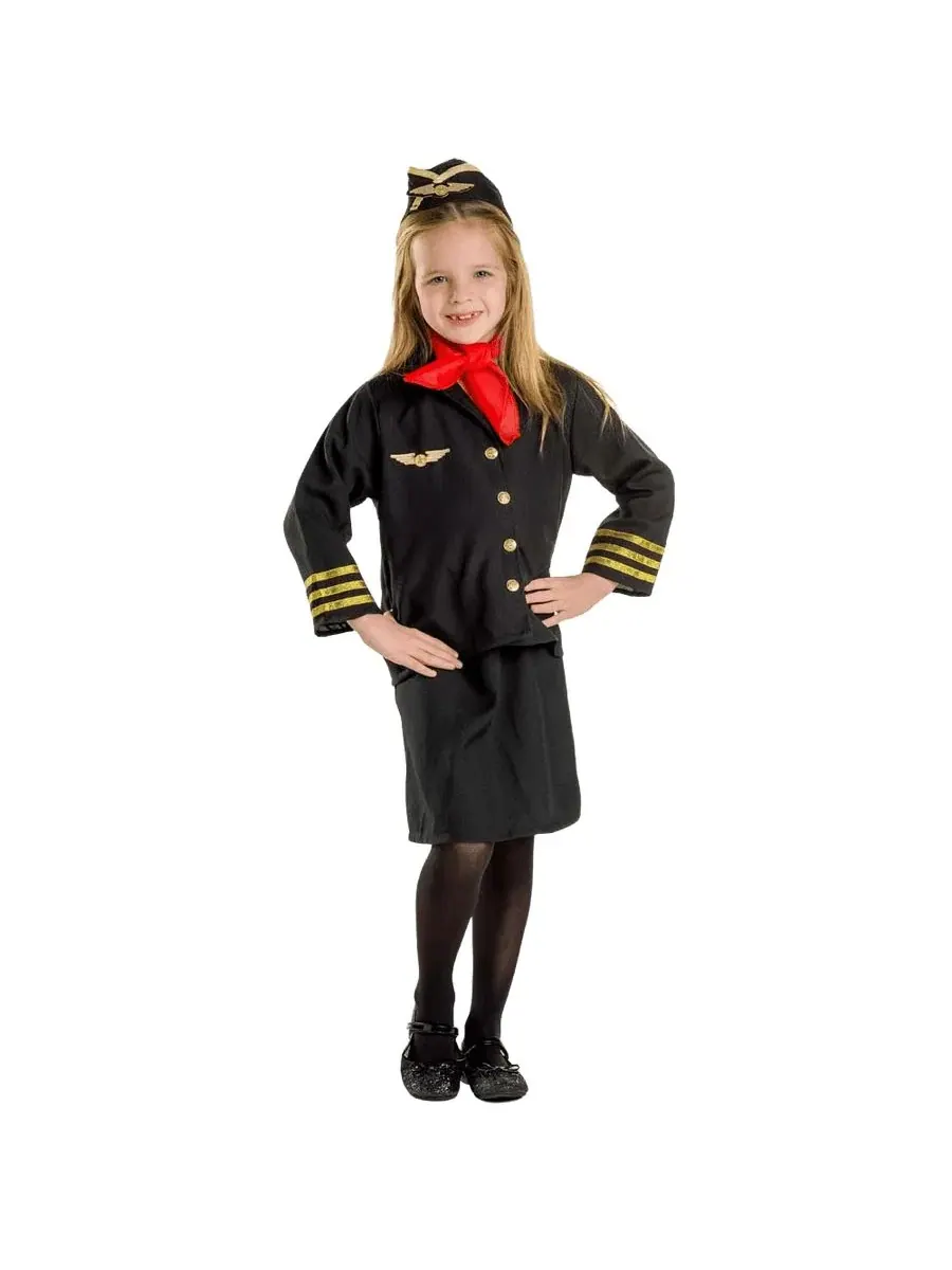 Детский костюм стюардессы Dress Up America