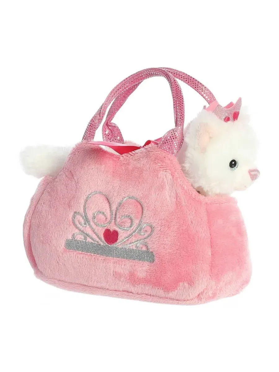 Плюшевый котенок в переноске Princess Kitten Fancy Pals Aurora — изображение 3 из 6, мульти