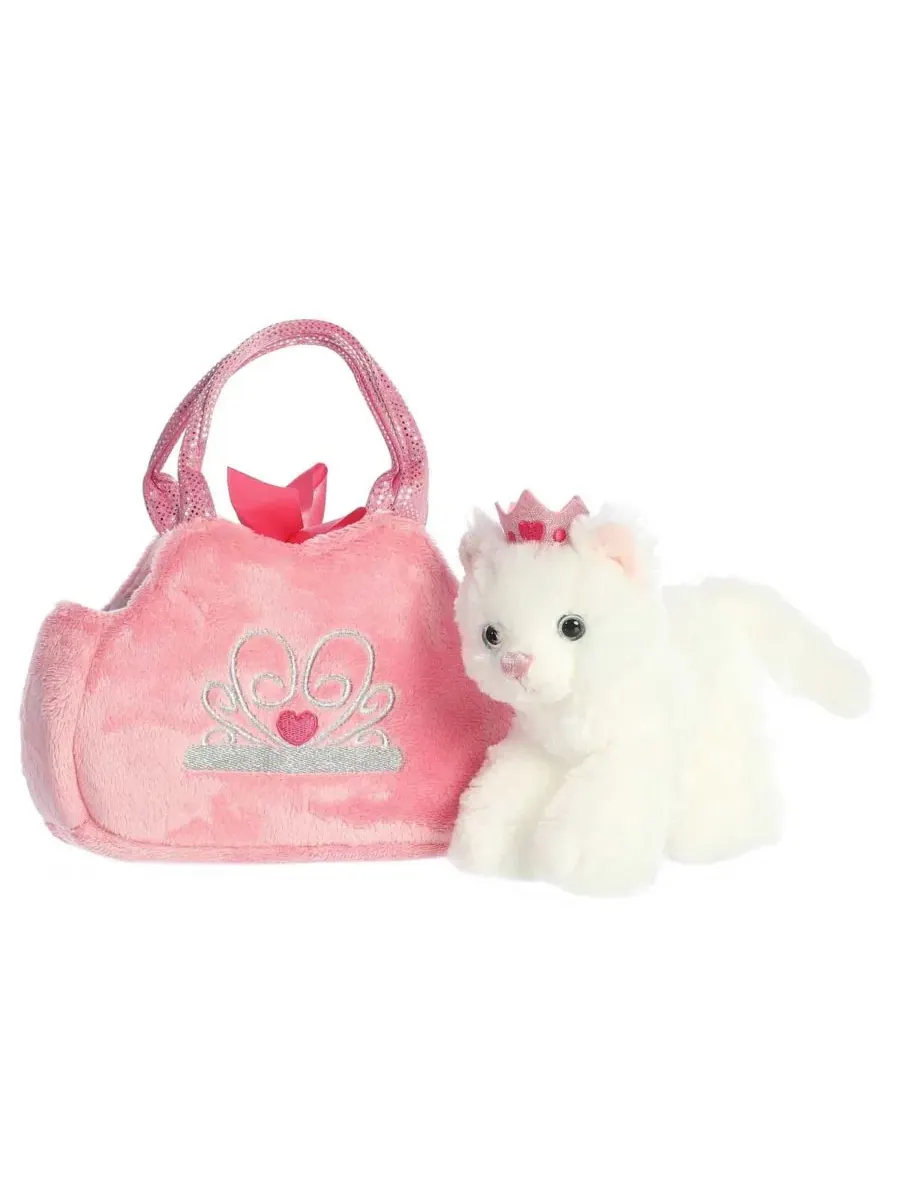 Плюшевый котенок в переноске Princess Kitten Fancy Pals Aurora — изображение 6 из 6, мульти