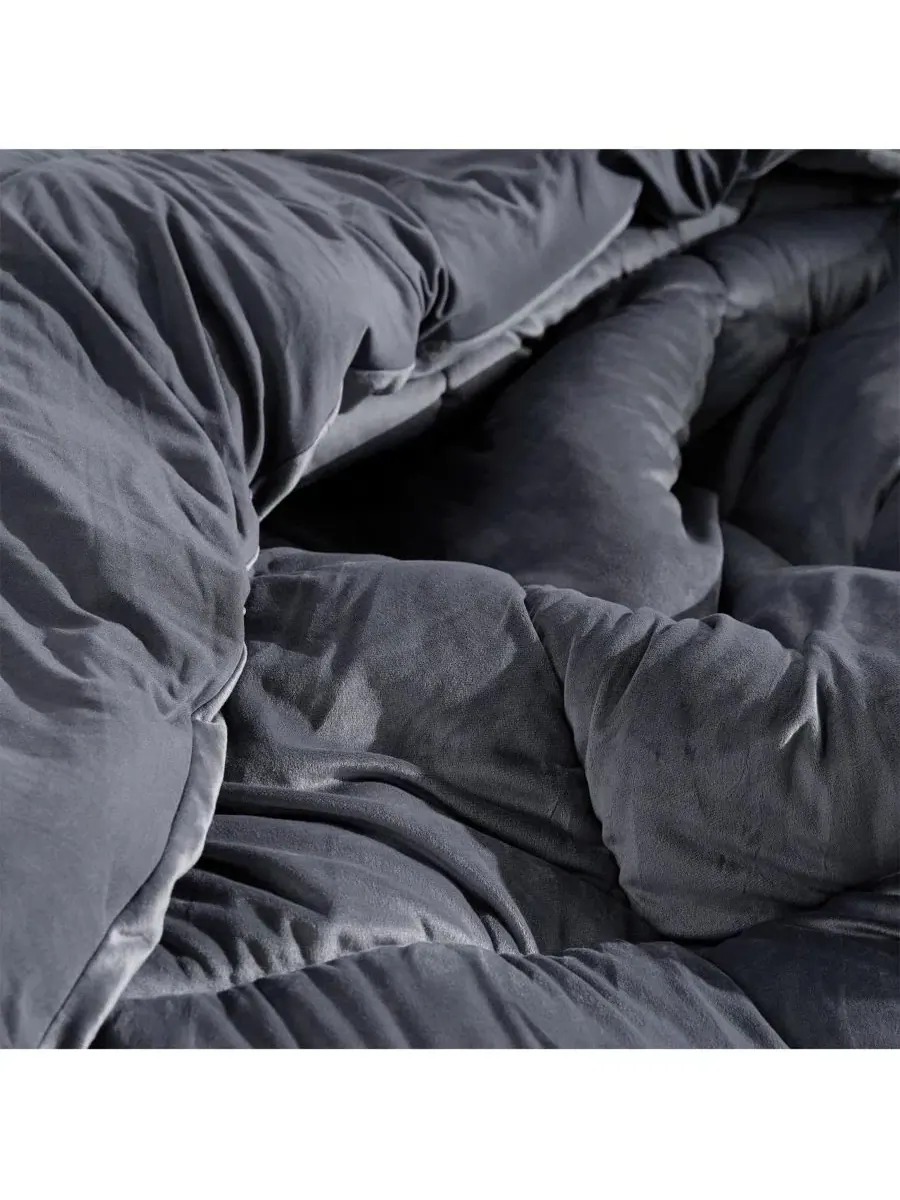 Одеяло из велюра 200 GSM с наполнителем 280 GSM, модель I'm Not a Baby, I Just Sleep Like One Coma — изображение 3 из 4
