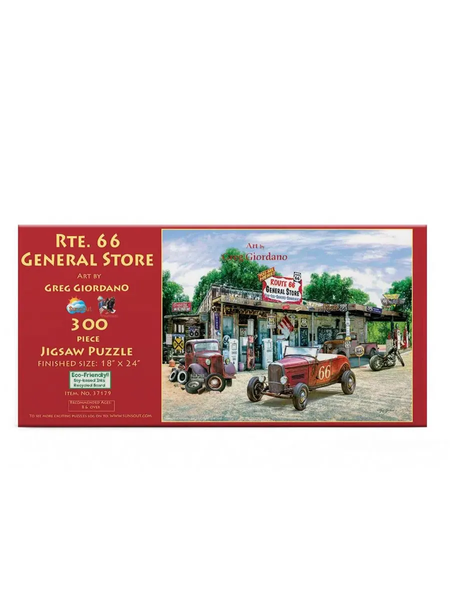Пазл Rte. 66 General Store 300-Piece Jigsaw Puzzle SunsOut — изображение 2 из 5, нет цвета