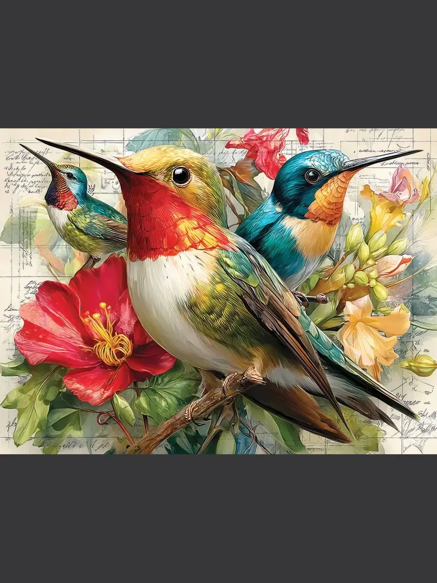 Пазл 1000 элементов Birdsong and Botanicals SunsOut — изображение 5 из 5, нет цвета