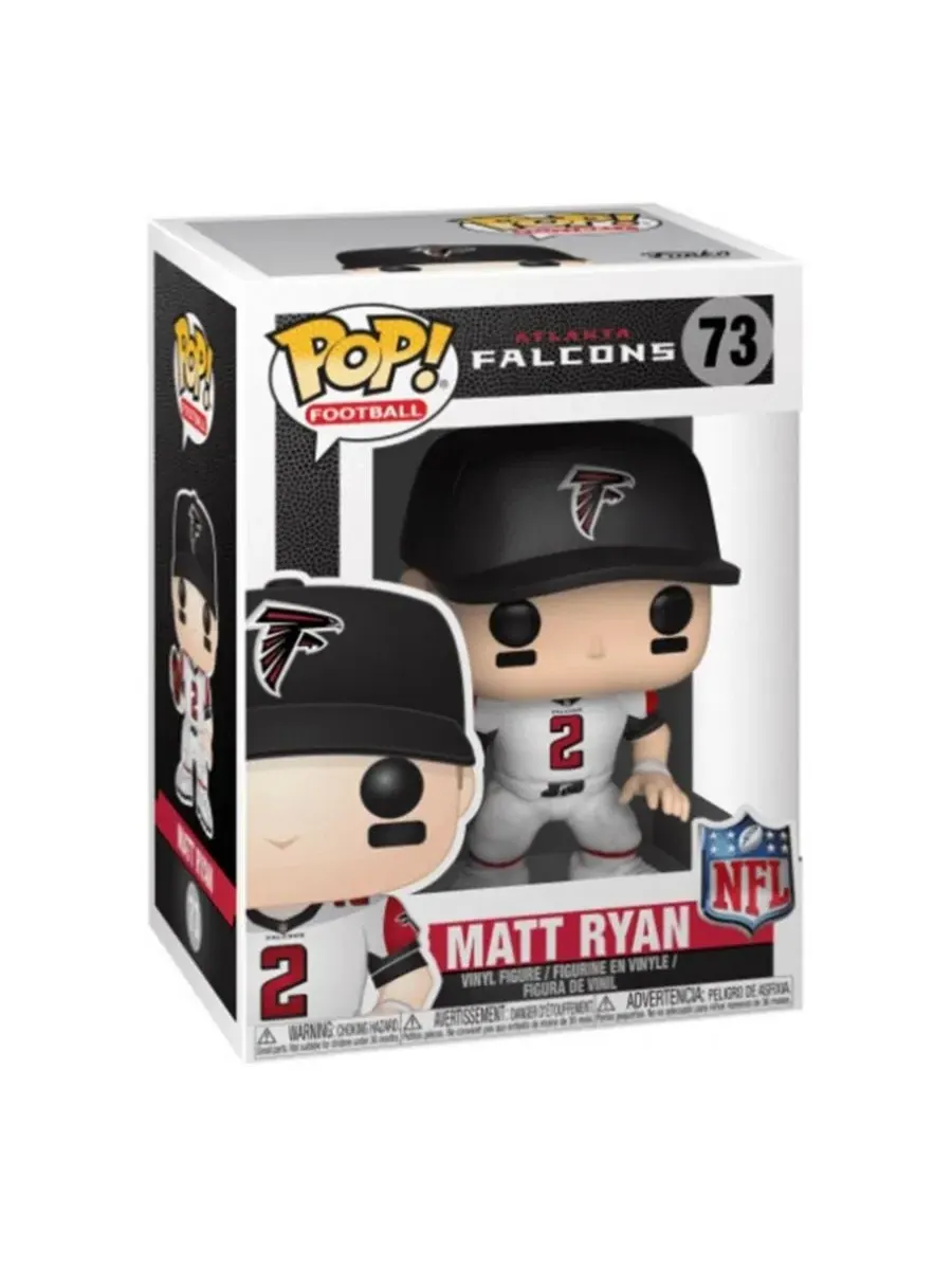 Виниловая фигурка Funko Pop! Matt Ryan Atlanta Falcons Funko — изображение 2 из 3, нет цвета