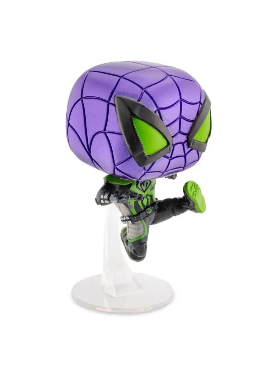 Виниловая фигурка Funko POP Человек-паук Marvel, Майлз Моралес в фиолетовом костюме из серии — изображение 4 из 8, нет цвета