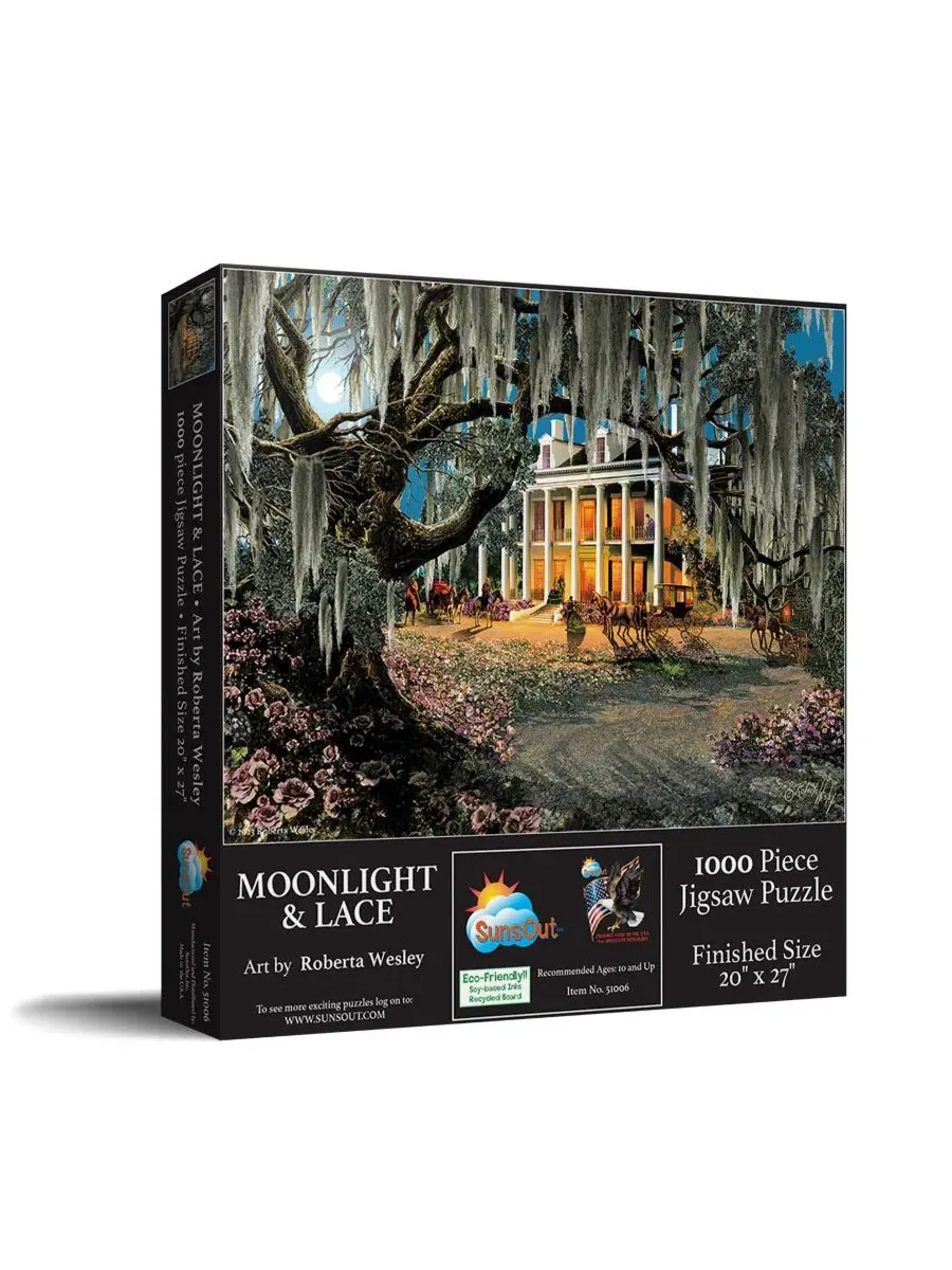 Пазл Moonlight & Lace из 1000 деталей для взрослых Sunsout