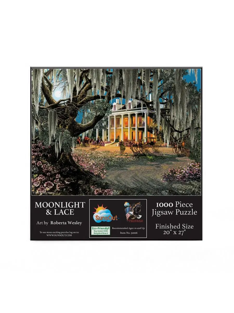 Пазл Moonlight & Lace из 1000 деталей для взрослых Sunsout — изображение 2 из 5, нет цвета