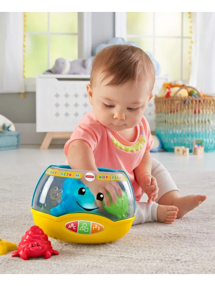 Интерактивная игрушка Fisher-Price Laugh and Learn Magical Lights Fishbowl — изображение 2 из 6, мульти