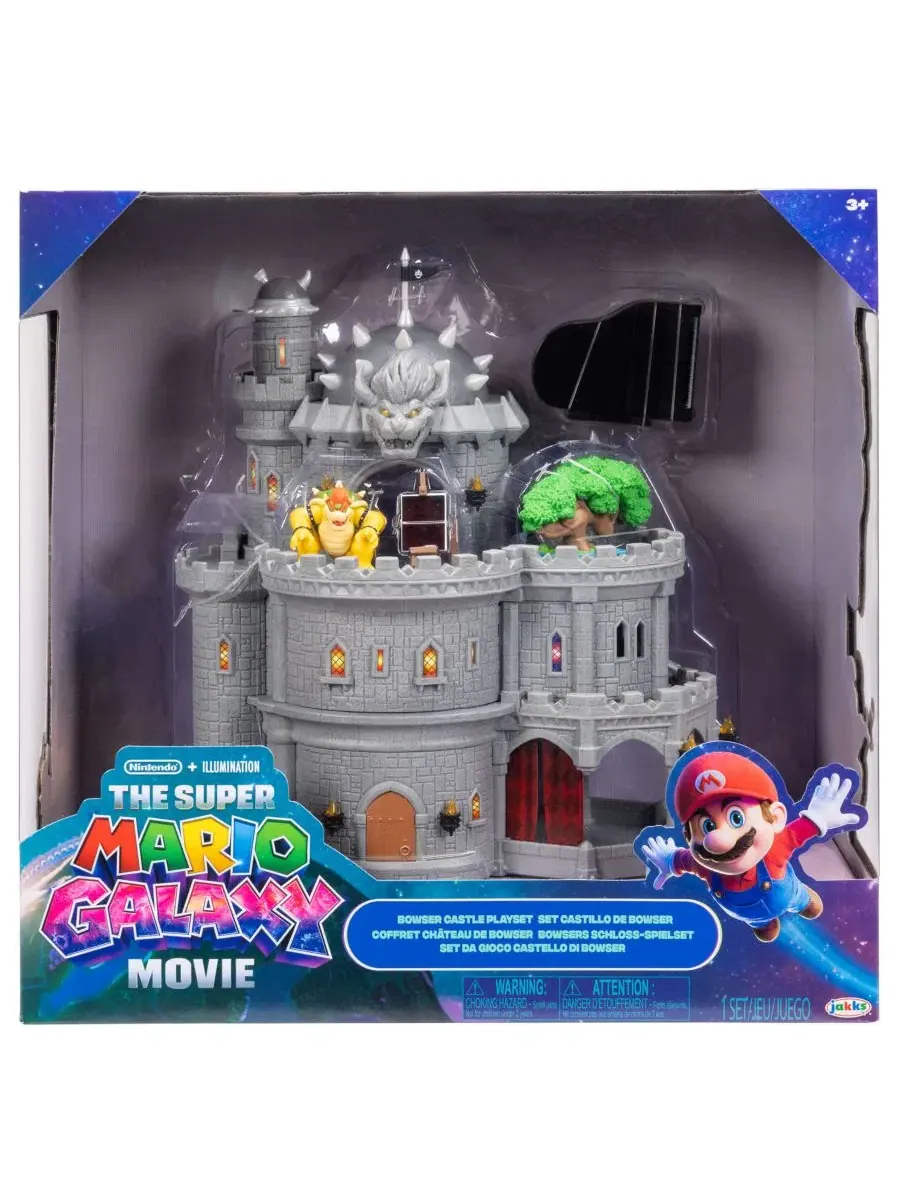 Игровой набор замок Боузера с фигуркой SUPER MARIO