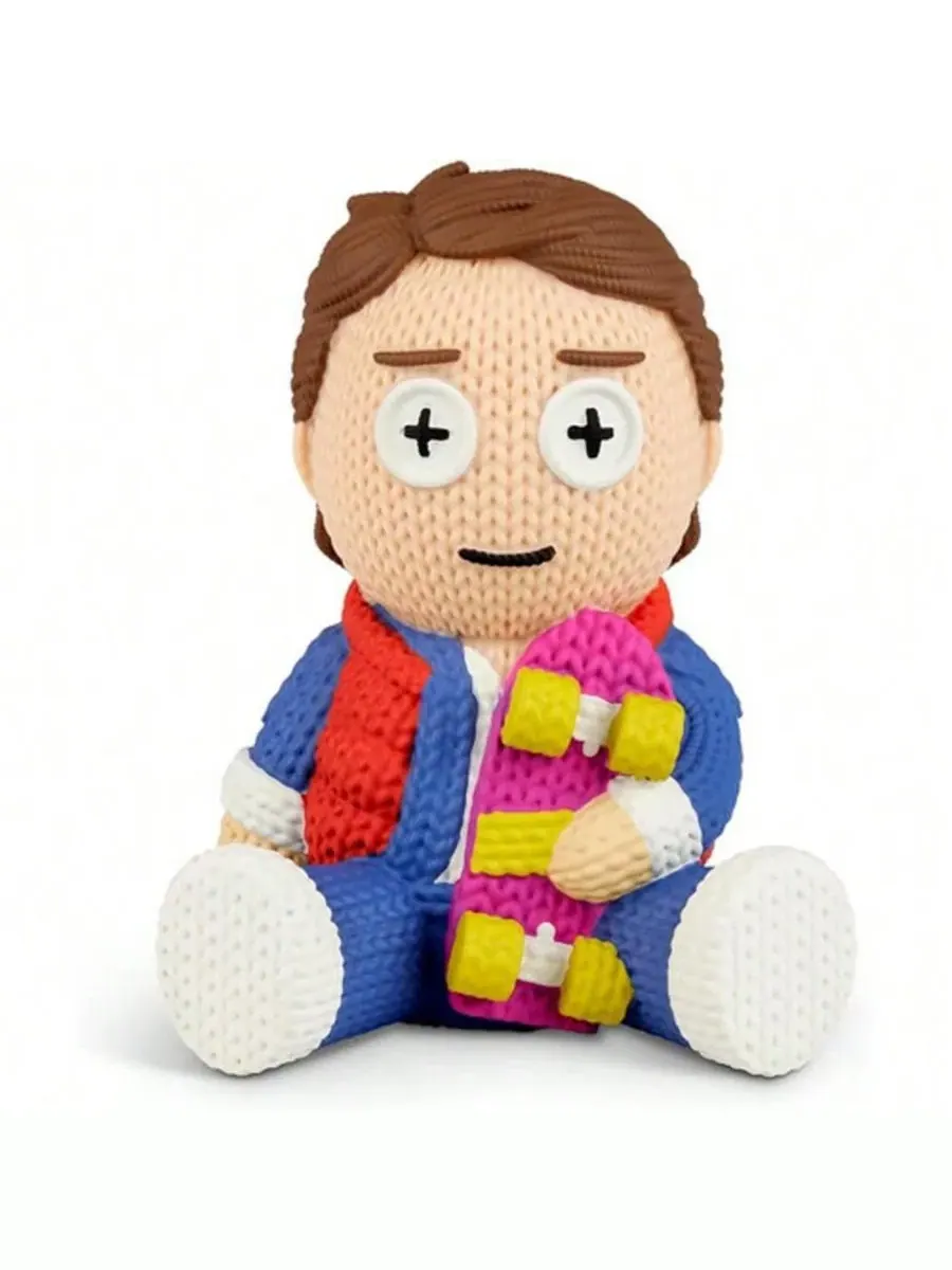 Виниловая фигурка с скейтбордом Back to the Future Marty McFly Handmade By Robots
