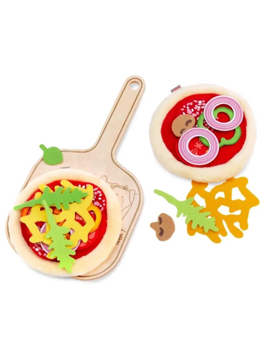 Игровой набор «Пицца» для детской игровой кухни с начинками Haba